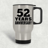 52nd Anniversary 52 Years - Silver Travel Mug