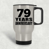79th Anniversary 79 Years - Silver Travel Mug