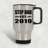 Step Dad Established EST. 2019 - Silver Travel Mug