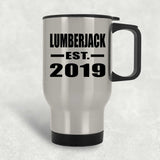 Lumberjack Established EST. 2019 - Silver Travel Mug