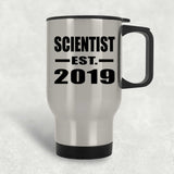 Scientist Established EST. 2019 - Silver Travel Mug