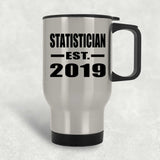 Statistician Established EST. 2019 - Silver Travel Mug