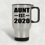 Aunt Established EST. 2020 - Silver Travel Mug