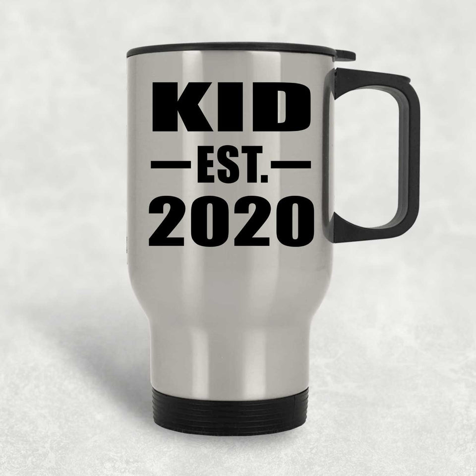 Kid Established EST. 2020 - Silver Travel Mug