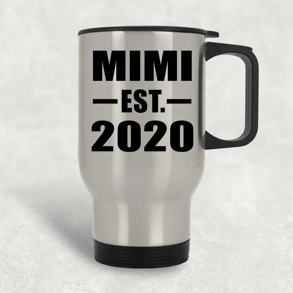 Mimi Established EST. 2020 - Silver Travel Mug