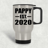 Pappy Established EST. 2020 - Silver Travel Mug