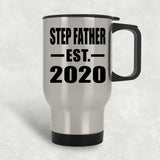 Step Father Established EST. 2020 - Silver Travel Mug