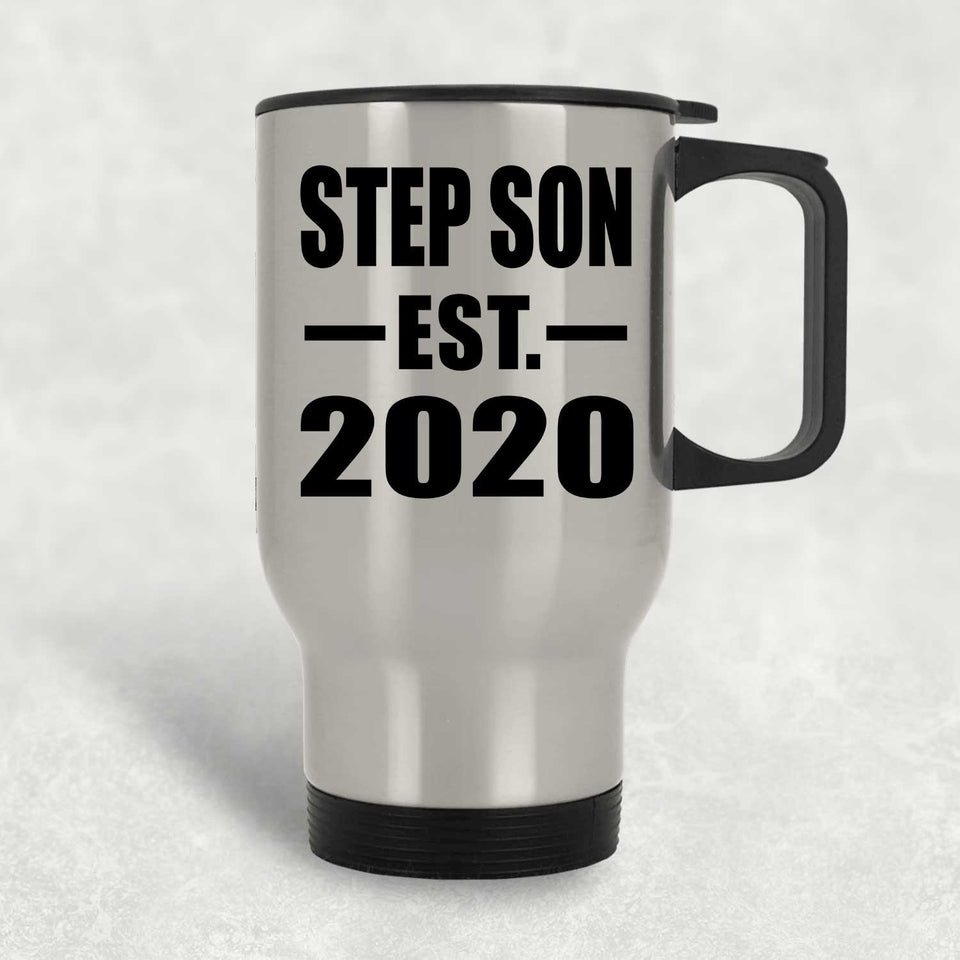 Step Son Established EST. 2020 - Silver Travel Mug