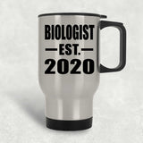 Biologist Established EST. 2020 - Silver Travel Mug