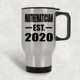 Mathematician Established EST. 2020 - Silver Travel Mug