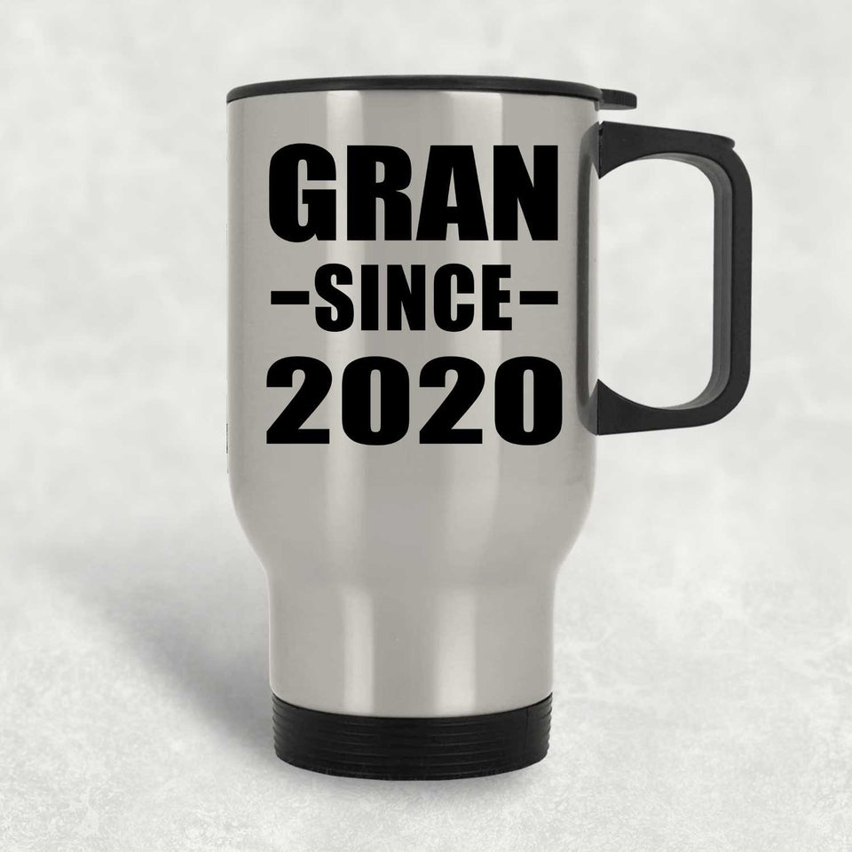 Gran Since 2020 - Silver Travel Mug