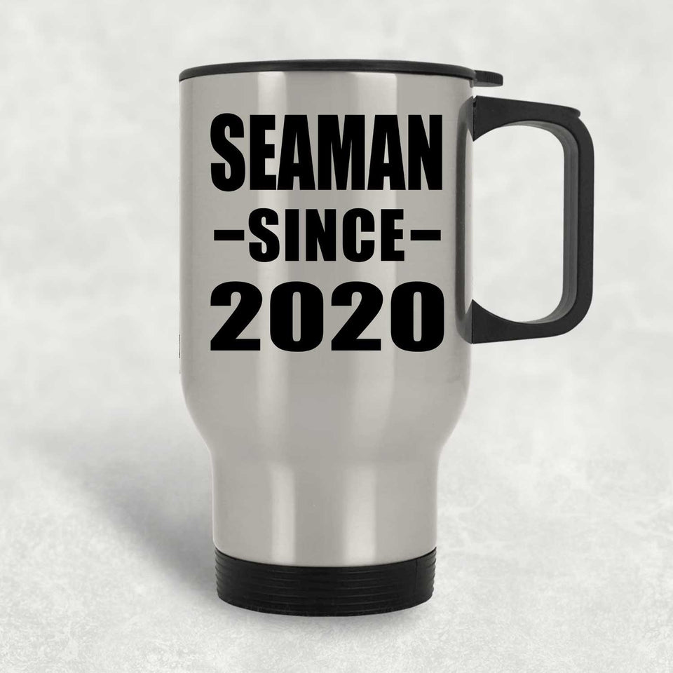 Seaman Since 2020 - Silver Travel Mug