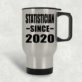 Statistician Since 2020 - Silver Travel Mug