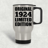 100th Birthday Original 1924 Limited Edition - Silver Travel Mug
