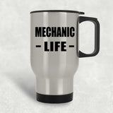 Mechanic Life - Silver Travel Mug