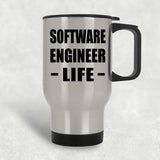 Software Engineer Life - Silver Travel Mug
