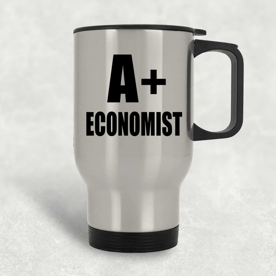 A+ Economist - Silver Travel Mug