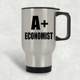 A+ Economist - Silver Travel Mug
