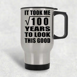 10th Birthday Took Square Root of 100 Years To Look Good - Silver Travel Mug