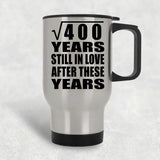 20th Anniversary Square Root of 400 Years Still In Love - Silver Travel Mug