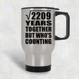 47th Anniversary Square Root of 2209 Years Who's Counting - Silver Travel Mug