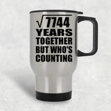 88th Anniversary Square Root of 7744 Years Who's Counting - Silver Travel Mug