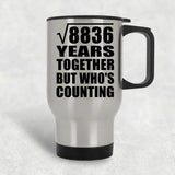 94th Anniversary Square Root of 8836 Years Who's Counting - Silver Travel Mug