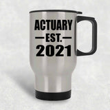 Actuary Established EST. 2021 - Silver Travel Mug