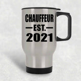 Chauffeur Established EST. 2021 - Silver Travel Mug