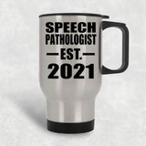 Speech Pathologist Established EST. 2021 - Silver Travel Mug