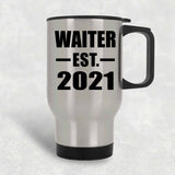 Waiter Established EST. 2021 - Silver Travel Mug