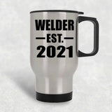 Welder Established EST. 2021 - Silver Travel Mug