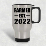 Farmer Established EST. 2022 - Silver Travel Mug