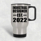 Industrial Designer Established EST. 2022 - Silver Travel Mug