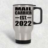 Mail Carrier Established EST. 2022 - Silver Travel Mug
