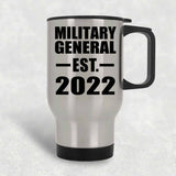 Military General Established EST. 2022 - Silver Travel Mug