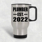 Plumber Established EST. 2022 - Silver Travel Mug