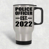 Police Officer Established EST. 2022 - Silver Travel Mug