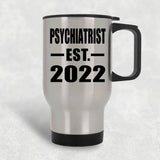 Psychiatrist Established EST. 2022 - Silver Travel Mug
