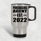 Purchasing Agent Established EST. 2022 - Silver Travel Mug
