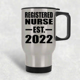 Registered Nurse Established EST. 2022 - Silver Travel Mug