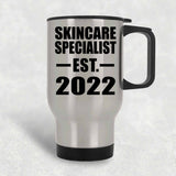 Skincare Specialist Established EST. 2022 - Silver Travel Mug