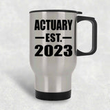 Actuary Established EST. 2023 - Silver Travel Mug