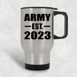 Army Established EST. 2023 - Silver Travel Mug