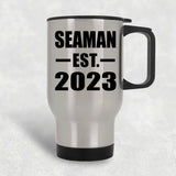 Seaman Established EST. 2023 - Silver Travel Mug