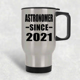 Astronomer Since 2021 - Silver Travel Mug