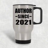 Author Since 2021 - Silver Travel Mug