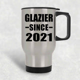 Glazier Since 2021 - Silver Travel Mug