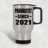 Pharmacist Since 2021 - Silver Travel Mug