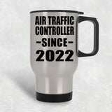 Air Traffic Controller Since 2022 - Silver Travel Mug